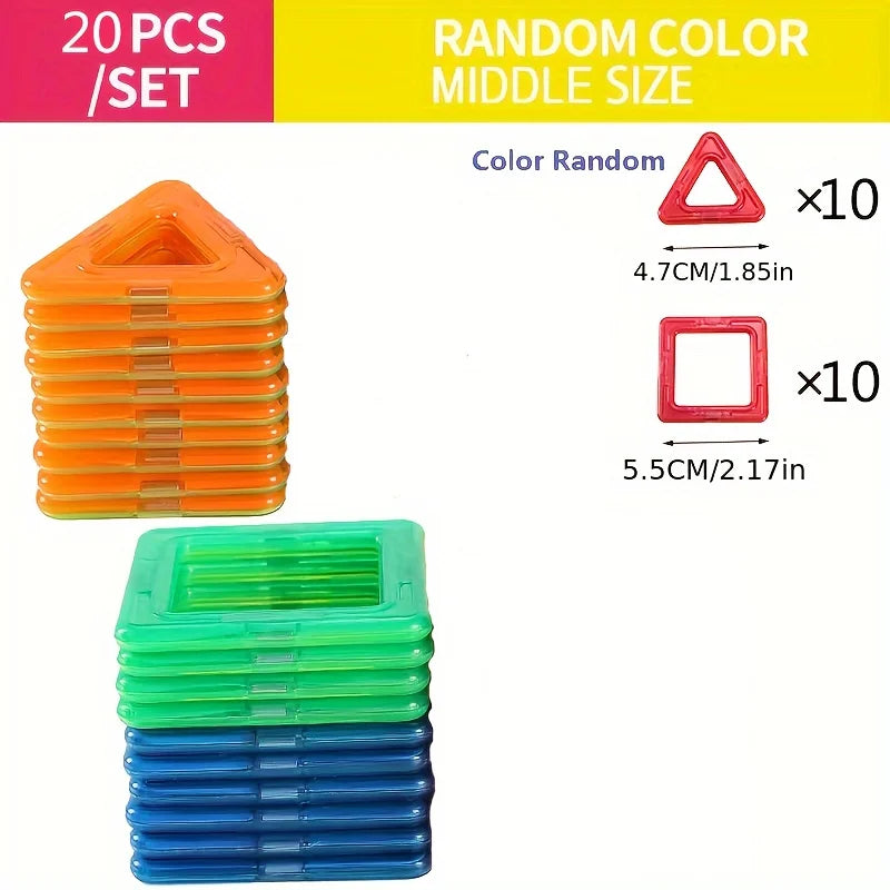 Magnetic Building Blocks Toy for Kids Puzzle Learning Gift