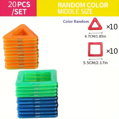 Magnetic Building Blocks Toy for Kids Puzzle Learning Gift