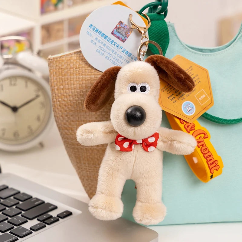 Cute Dog Plush Pendant Keychain, Bag and Car Accessory Gift for Children