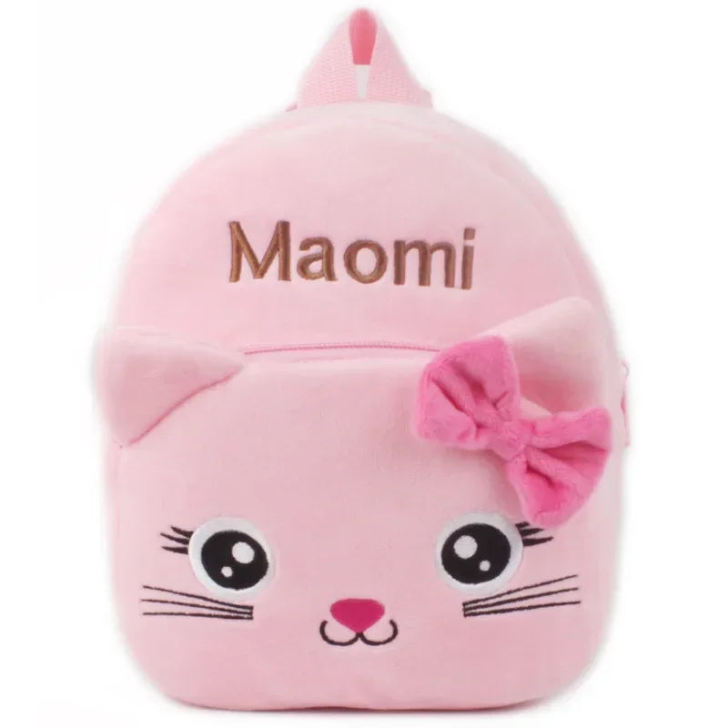 Baby Girls Plush Backpack - Cute 3D Cartoon Animal School Bag for Toddlers 0-4Y - Kidzy Market