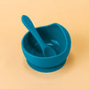 2-Pack Silicone Suction Baby Bowls for Infant & Toddler Feeding and Self-Feeding