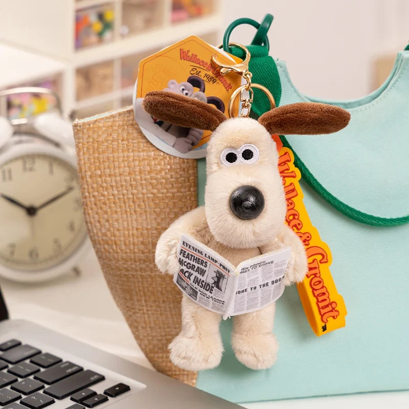 Cute Dog Plush Pendant Keychain, Bag and Car Accessory Gift for Children