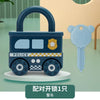 Baby Learning Lock with Key Car Toy – Montessori Educational Number Matching and Sensory Toy for Kids Ages 1-3