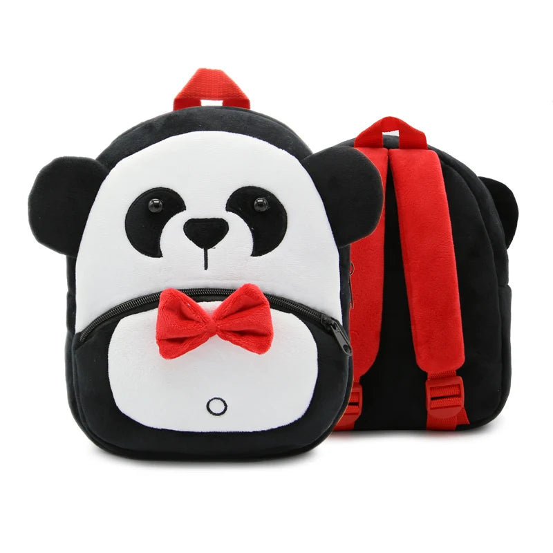 Cartoon Cute Plush Animal Backpack – School Bag for Boys & Girls, Outing & Leisure Bag - Kidzy Market