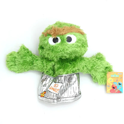 Large Sesame Street Elmo Plush Hand Puppet, Soft Cartoon Doll for Kids Gift