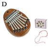 Mini 8-Key Kalimba Thumb Piano Exquisite Finger Piano Musical Accessory Pendant Gift for Kids