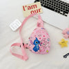 Kawaii Stitch Disney Girls Chest Bag – Cute Mini Outdoor Shoulder Bag for Boys & Girls, Children Zipper Waist Bag, Xmas Gift - Kidzy Market
