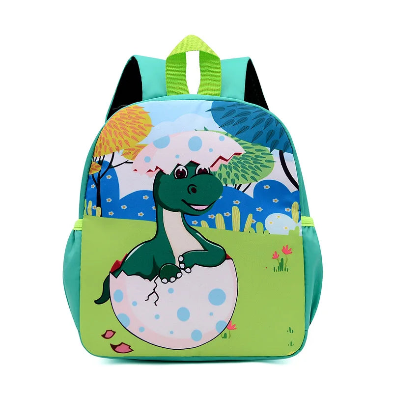New Kids Cartoon Dinosaur Backpack School Bag, Cute Printed Kindergarten Primary School Bookbag for Boys and Girls - Kidzy Market