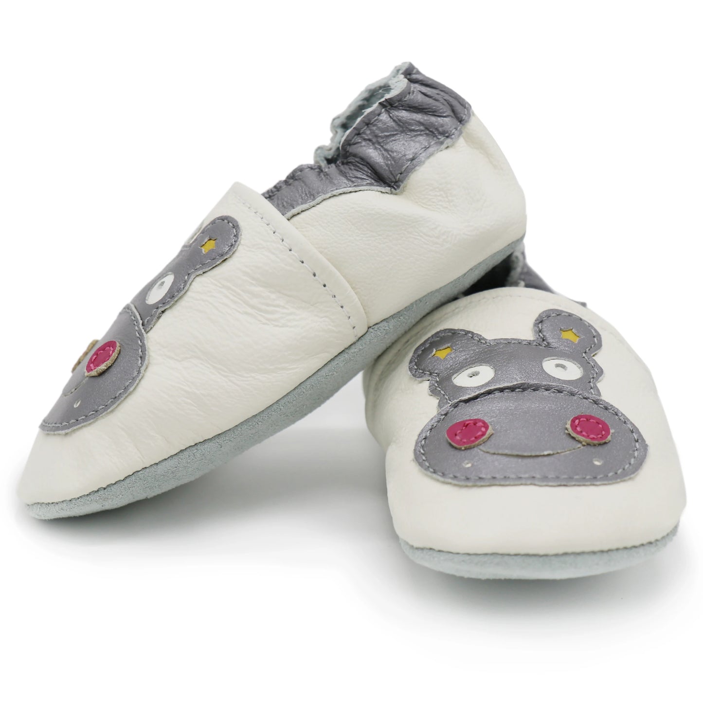 Carozoo Baby Shoes – Leather Children Slippers, Prewalker First Walking Shoes for Newborn Boys & Girls
