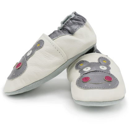 Carozoo Baby Shoes – Leather Children Slippers, Prewalker First Walking Shoes for Newborn Boys & Girls