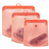 PULISI Silicone Reusable Food Storage Bag – 1500ml/50oz Leakproof Freezer Bag, Fresh-Keeping Snack & Food Storage Bag