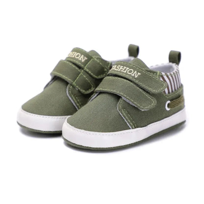 Meckior Baby Boy Sneakers Newborn Striped Soft Sole Casual Baby Shoes First Walker Toddler Crib Moccasins