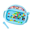 Magnetic Doodle Drawing Board for Kids with Pen & 50 Beads – Montessori Sensory Toy for Fine Motor Skills, Travel & Early Learning
