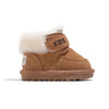 2024 New Winter Baby Snow Boots, Unisex Leather Boys Girls Shoes, Warm Cotton Kids Sneakers, Soft Bottom Toddler Baby Shoes EU 16-25