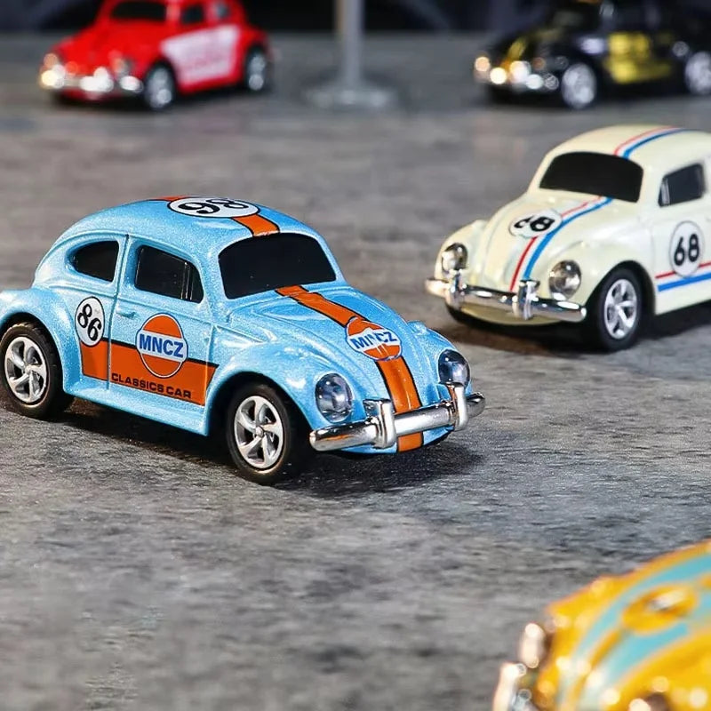 Wireless Mini Beetle Alloy RC Car with Mobile Phone Control