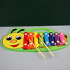 Montessori Wooden 8-Tone Multicolor Xylophone – Wooden Musical Instrument Toy for Babies and Kids, Promoting Early Learning, Motor Skills, and Cognitive Development through Puzzles and Music Play.