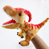 11 Style Dinosaur Plush Hand Puppets, Triceratops Tyrannosaurus Dilophosaurus Gloves