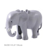 Big Size Building Blocks Farm Animals Set – Cat, Dog, Pig, and Rabbit Model Accessories Compatible with Bricks