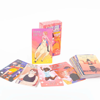 Kitten Tarot Deck - 78 Pieces, Cute Black & White, Beginner-Friendly Fortune Telling & Board Game Kit