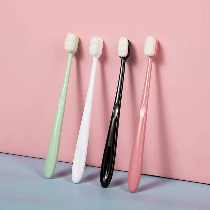 Ultra-fine Soft Toothbrush Million Nano Bristle Adult Teeth Deep Cleaning Portable Travel Dental Oral Care Brush