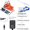 SG90 4 DOF Unassembled Acrylic Mechanical Robot Manipulator Claw for Arduino, UNO Programmable DIY Robot Arm Starter Kit