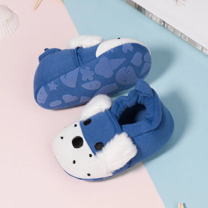 Baby Unisex Cotton Shoes – Cute Animal Bee Anti-Slip Soft Bottom First Walkers for Boys & Girls, Newborn Toddler Crib Shoes