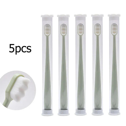 Ultra-fine Soft Toothbrush Million Nano Bristle Adult Teeth Deep Cleaning Portable Travel Dental Oral Care Brush