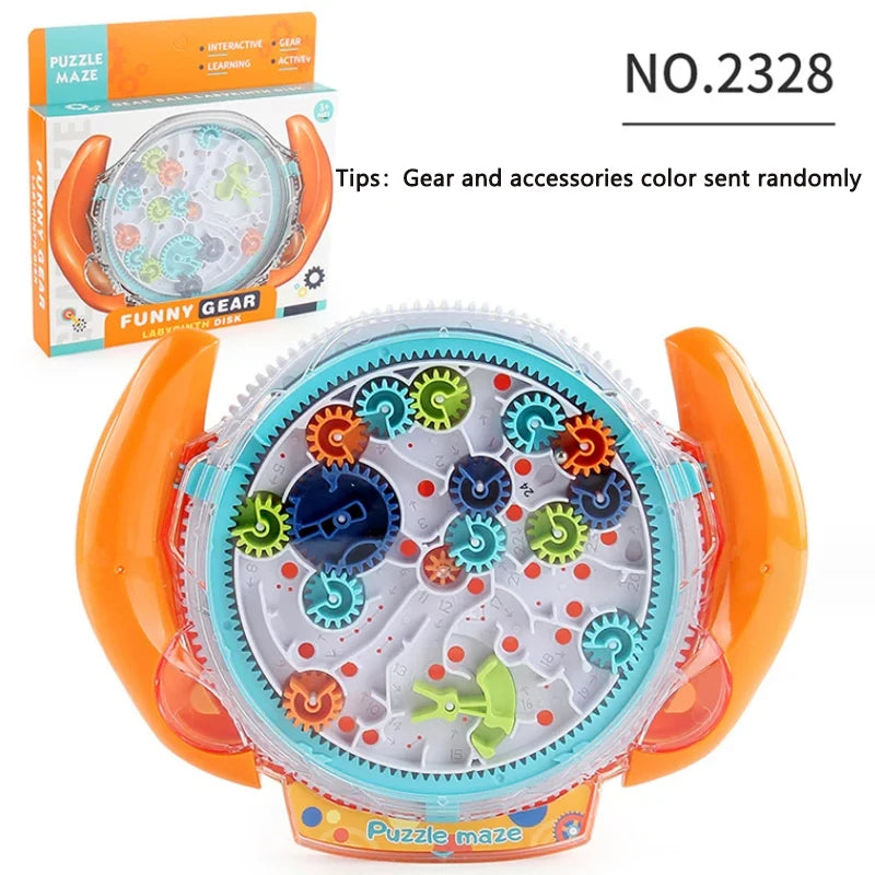 3D Creative Puzzle Maze, Magic Transparent Puzzle, Speed Cube Rolling Ball, Magic UFO Maze Toy, Stress Reliever for Children