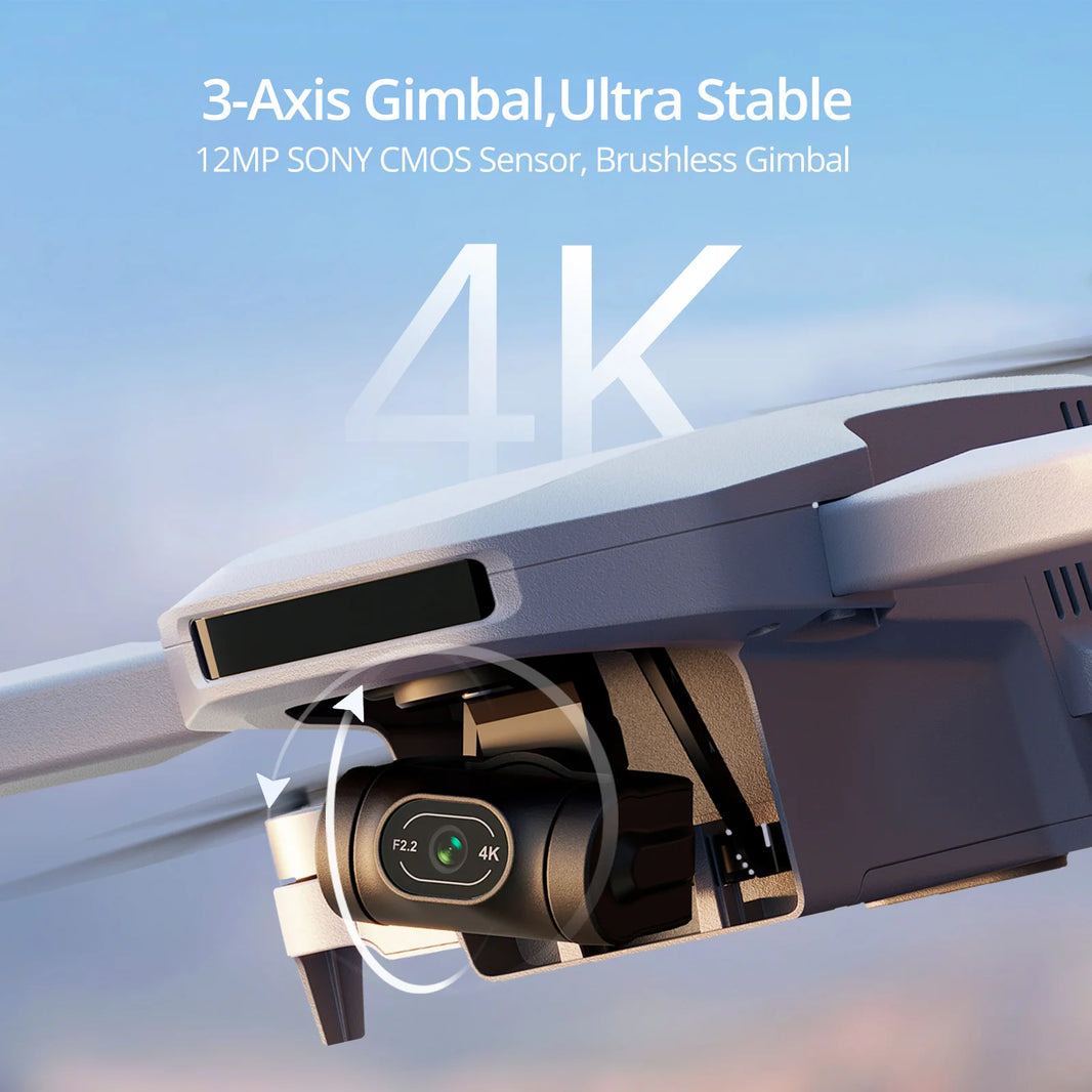Potensic C0 Mini Drone with 3-Axis Gimbal and 6KM GPS 4K Camera
