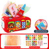 Montessori Baby Carrot Harvest Pull Toy for Toddlers - Motor Skills Training Tissue Box Game