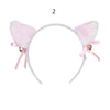 Plush Animal Ears Headband – Cartoon Dog Zebra Tiger Hairband, One Size for Kids & Adults, Cosplay Party Accessory