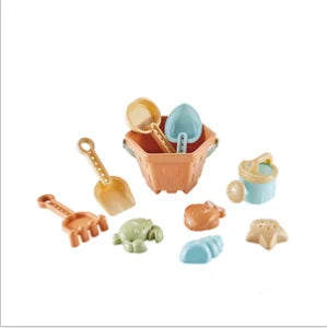 18Pcs Beach Toy Set With Bucket, Water Tools, Car & Shovels — Outdoor Sand Play For Kids