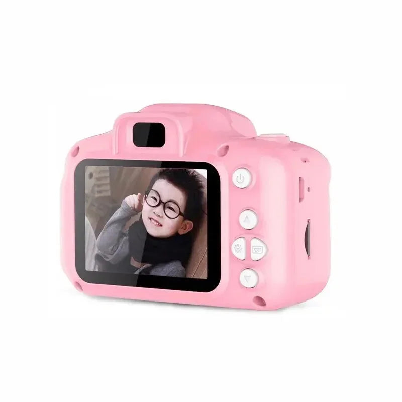 Lovely X2 Kids Mini Digital Camera for Photos and Video, Small Photography Toy, Birthday Gift for Children