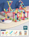 128PCS Magnetic Building Blocks Construction Set