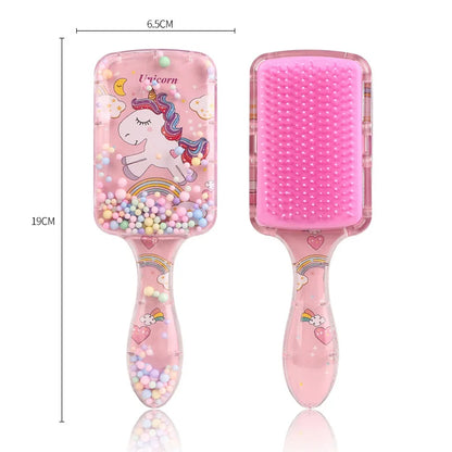 Cartoon Style Hair Brush – Dry & Wet Massage Exfoliating Brush for Men and Women