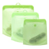 PULISI Silicone Reusable Food Storage Bag – 1500ml/50oz Leakproof Freezer Bag, Fresh-Keeping Snack & Food Storage Bag