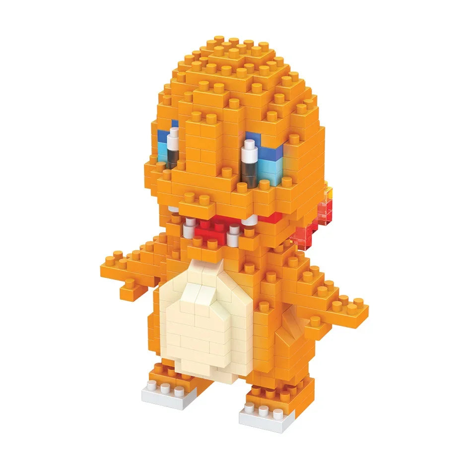 DIY Pokemon Mini Building Blocks – Pikachu, Charizard, Eevee, Mewtwo Anime Model Toys