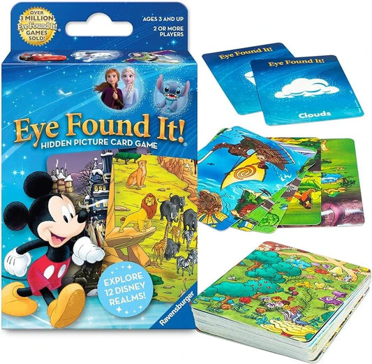 Ravensburger World of Disney Eye Found It - Card Game for Boys and Girls Ages 3+, Fun Family Game