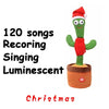 Talking Cactus Toy Rechargeable with Record and Repeat Voice Changer for Kids Spanish English Arabic