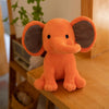 Cute Elephant Plush Pillow — 25 cm (9.8 in) Soft Cotton Stuffed Animal Kawaii Sleeping Aid