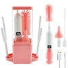 Electric Baby Bottle Brush Cleaner – 360° Rotation, Rechargeable with Nipple & Straw Brush