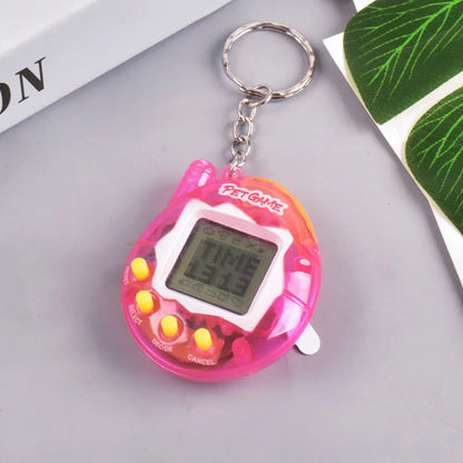 Transparent Electronic Pet Toy, 168 Pets in One Virtual Cyber Digital Toy, Nostalgic Pixel Play for Kids
