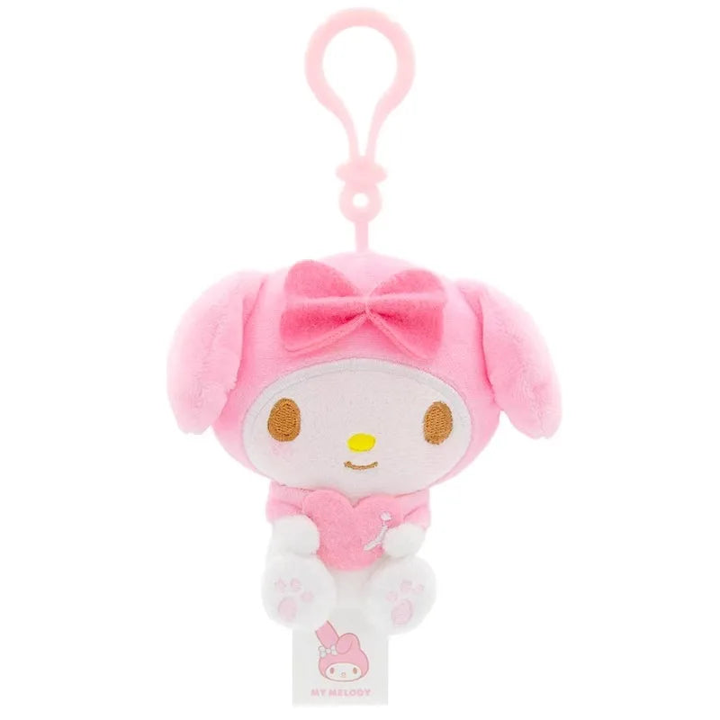 Sanrio Hello Kitty Kuromi Melody Pochacco Cinnamoroll Plush Toy Pendant Keychain Gift
