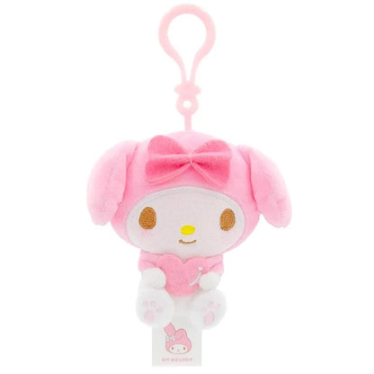 Sanrio Hello Kitty Kuromi Melody Pochacco Cinnamoroll Plush Toy Pendant Keychain Gift