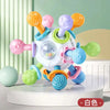 Baby Toys 0-12 Months – Rotating Silicone Rattle Ball for Grasping Activity, Development and Sensory Toy for Babies
