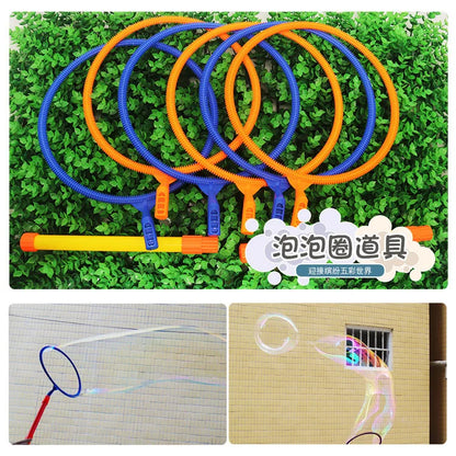 Giant Round Bubble Wand – Large Bubble Maker Toy for Kids & Adults | Outdoor Garden Bubble Blower