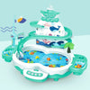 Rechargeable Magnetic Fishing Game Table – Rotating Disc with Music, Parent-Child Interactive Learning Toy for Toddlers