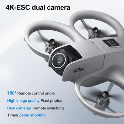 GT3 Optical Flow Localization Drone Wide Angle HD 8K Dual Camera Height Hold RC Obstacle Avoidance Foldable Quadcopter Toy