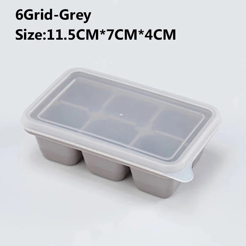 Silicone Ice Cube Tray - 4/6/8/15/160 Grid Square Mold