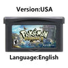 GBA Game Cartridge (32-bit, Pokemon Series, Odyssey Cloud White, FireRed & Silver Rival Rom Hack)